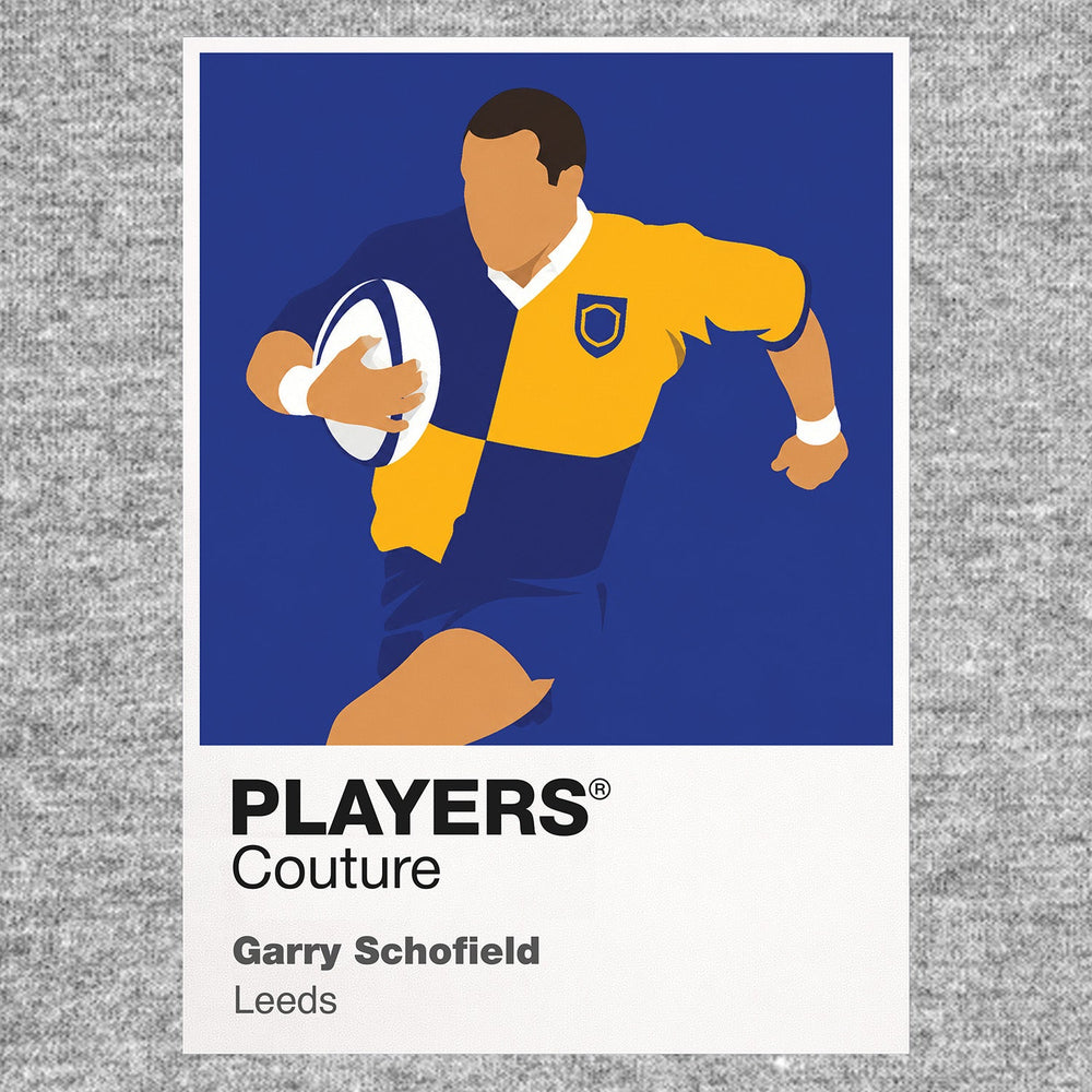 Garry Schofield Leeds Rhinos rugby league hoodie grey