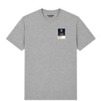 Gary Lineker England Icons in Lights Frame Men's T-Shirt in Gray