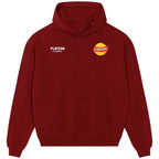 Gary Lineker hoodie – red men's hoodie featuring the Gary Lineker Players Couture logo