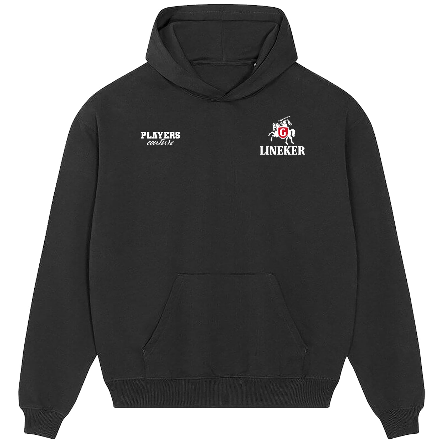 Gary Lineker Logo 2 Players Couture Men's Casual Hoodie Black