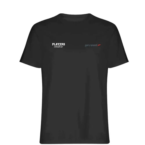 Gary Speed t-shirt – black men's t-shirt featuring the Gary Speed Players Couture logo