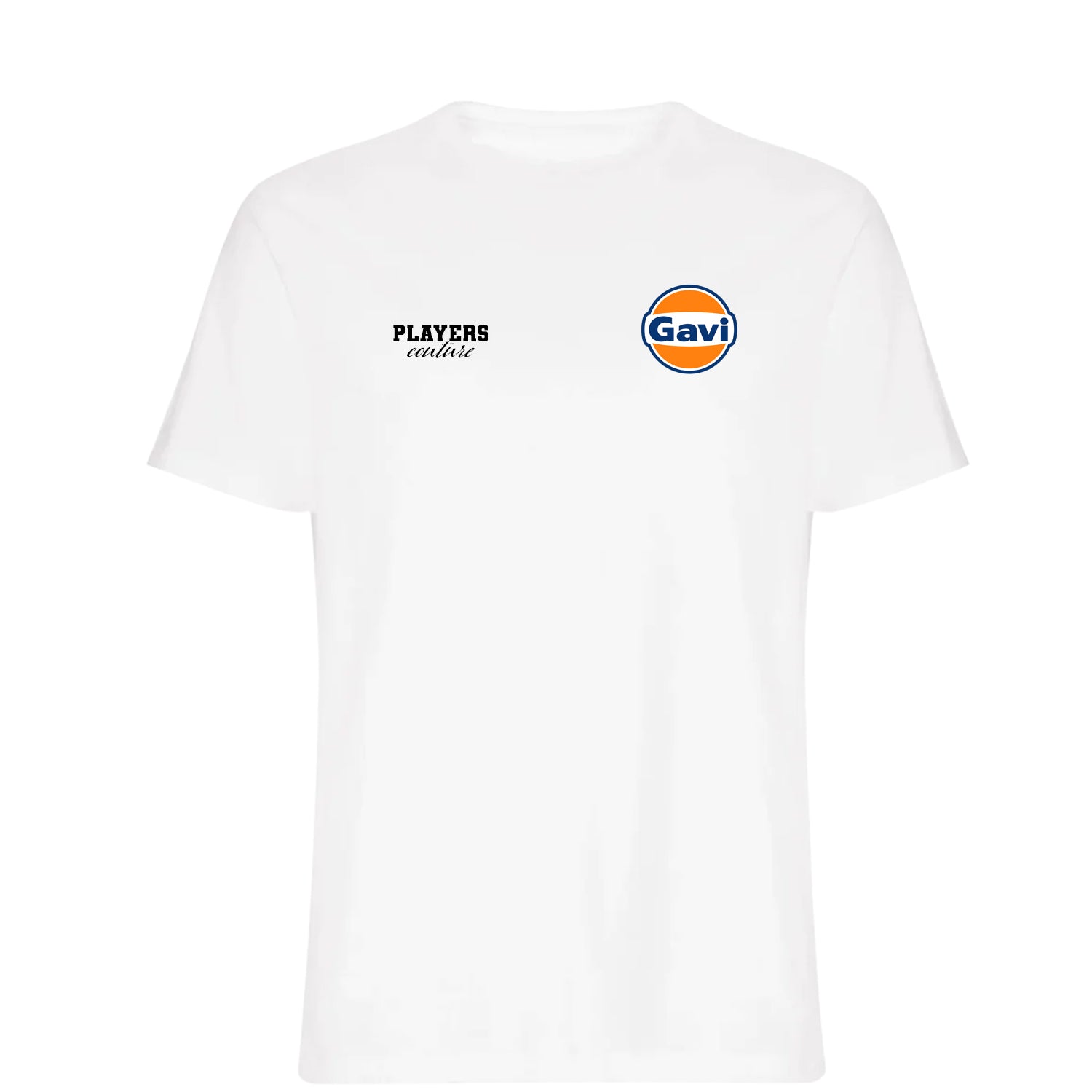 Gavi Logo Players Couture Mens T-Shirt White