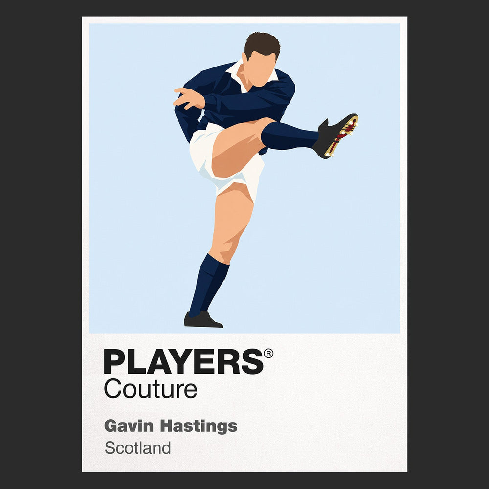 Gavin Hastings Rugby Union Icon Frame Men's T-Shirt – image 9