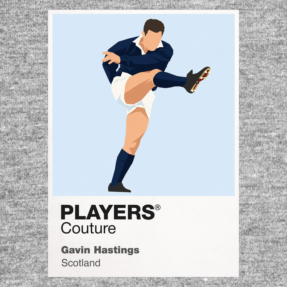 Gavin Hastings Rugby Union Icon Frame Men's Hoodie – image 6
