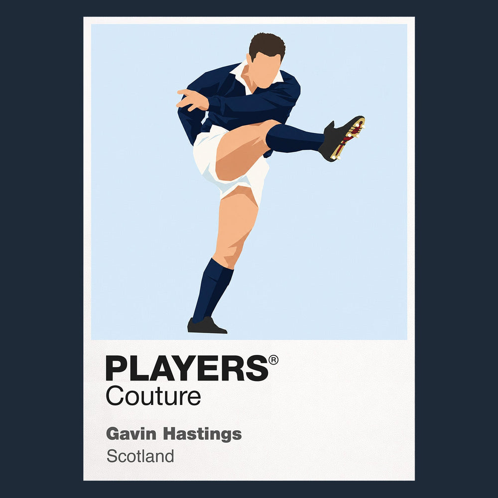 Gavin Hastings Rugby Union Icon Frame Men's T-Shirt – image 8