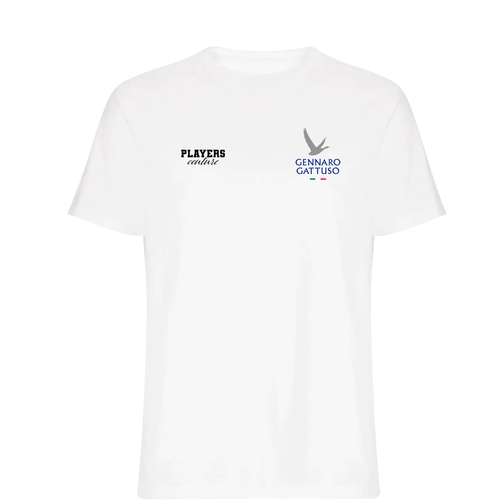 Gannaro Gattuso Logo Players Couture Men's T-Shirt White