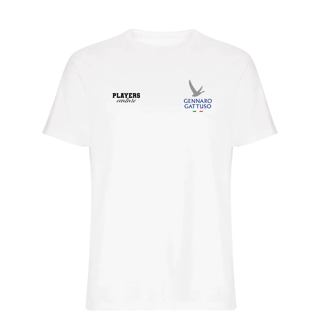 Gannaro Gattuso Logo Players Couture Men's T-Shirt White