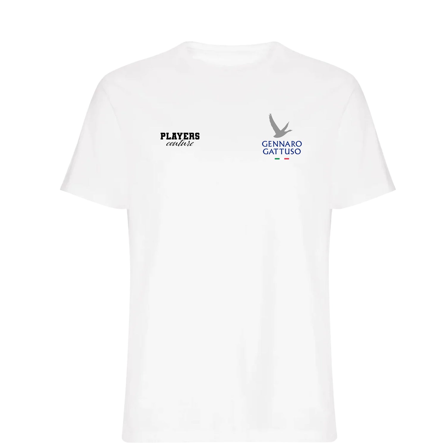 Gannaro Gattuso Logo Players Couture Men's T-Shirt White