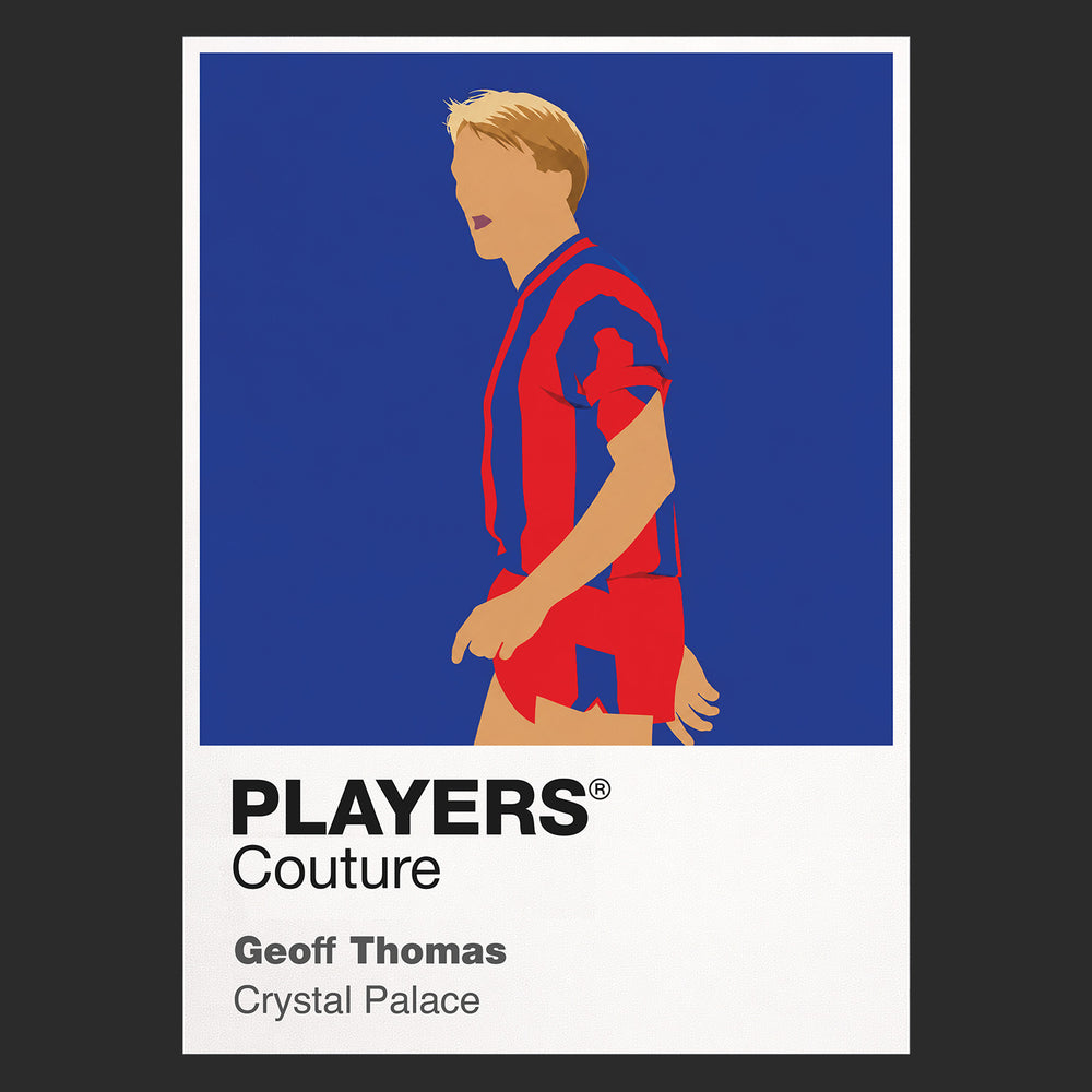 Geoff Thomas Crystal Palace Icon Frame — Black