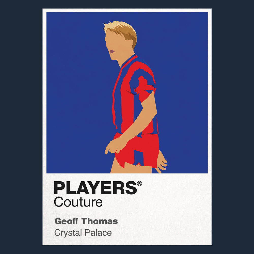Geoff Thomas Crystal Palace Icon Frame — Navy