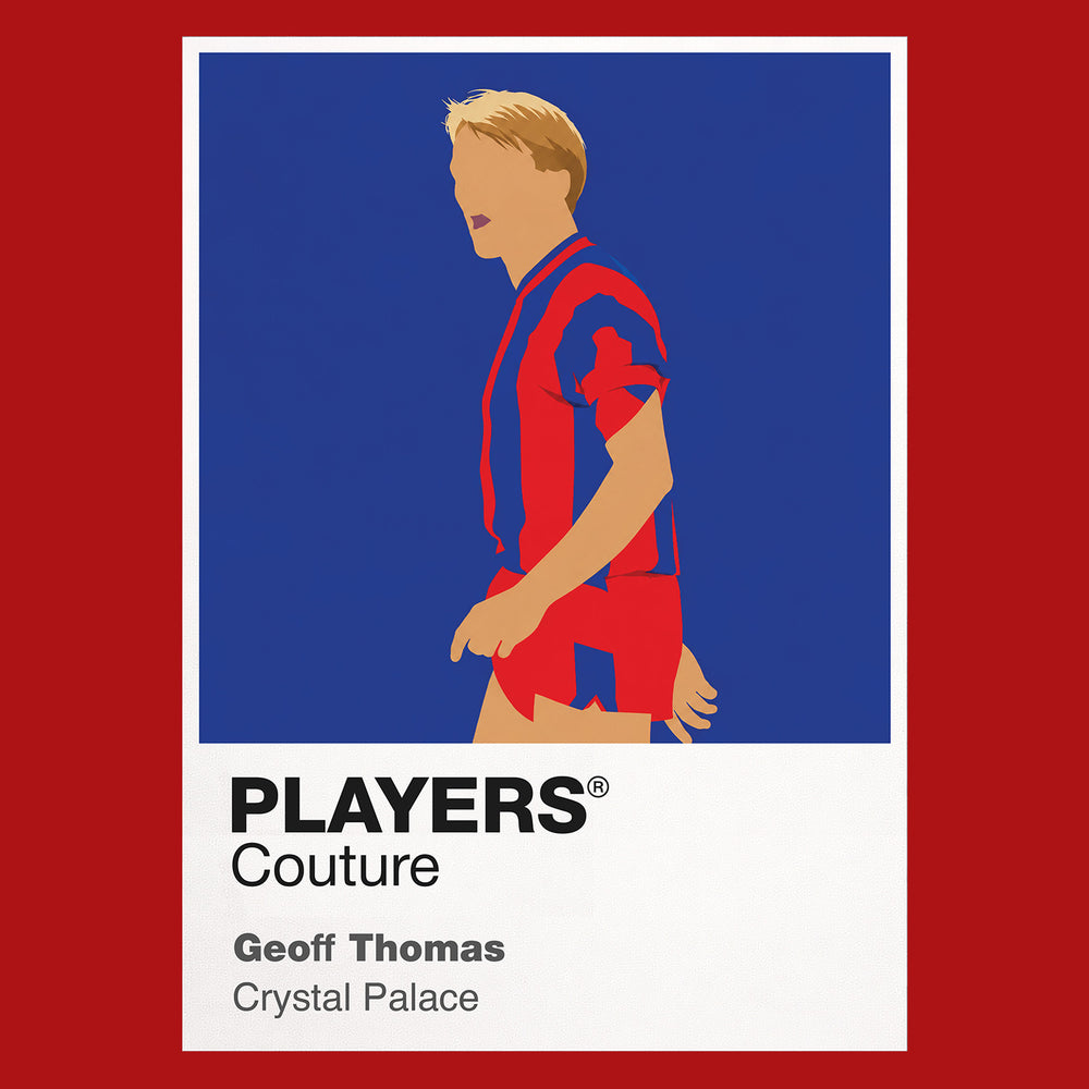Geoff Thomas Crystal Palace Icon Frame — Red