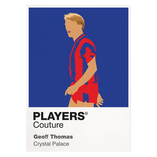 Geoff Thomas Crystal Palace Icon Frame — White