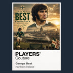 George Best Northern Ireland Atlas Frame Men's Hoodie