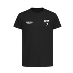 George Best t-shirt – black kids' t-shirt featuring the George Best Players Couture logo