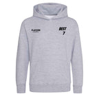 George Best Logo Players Couture Kids Hoodie Gray