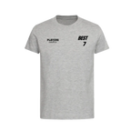 George Best t-shirt – grey kids' t-shirt featuring the George Best Players Couture logo