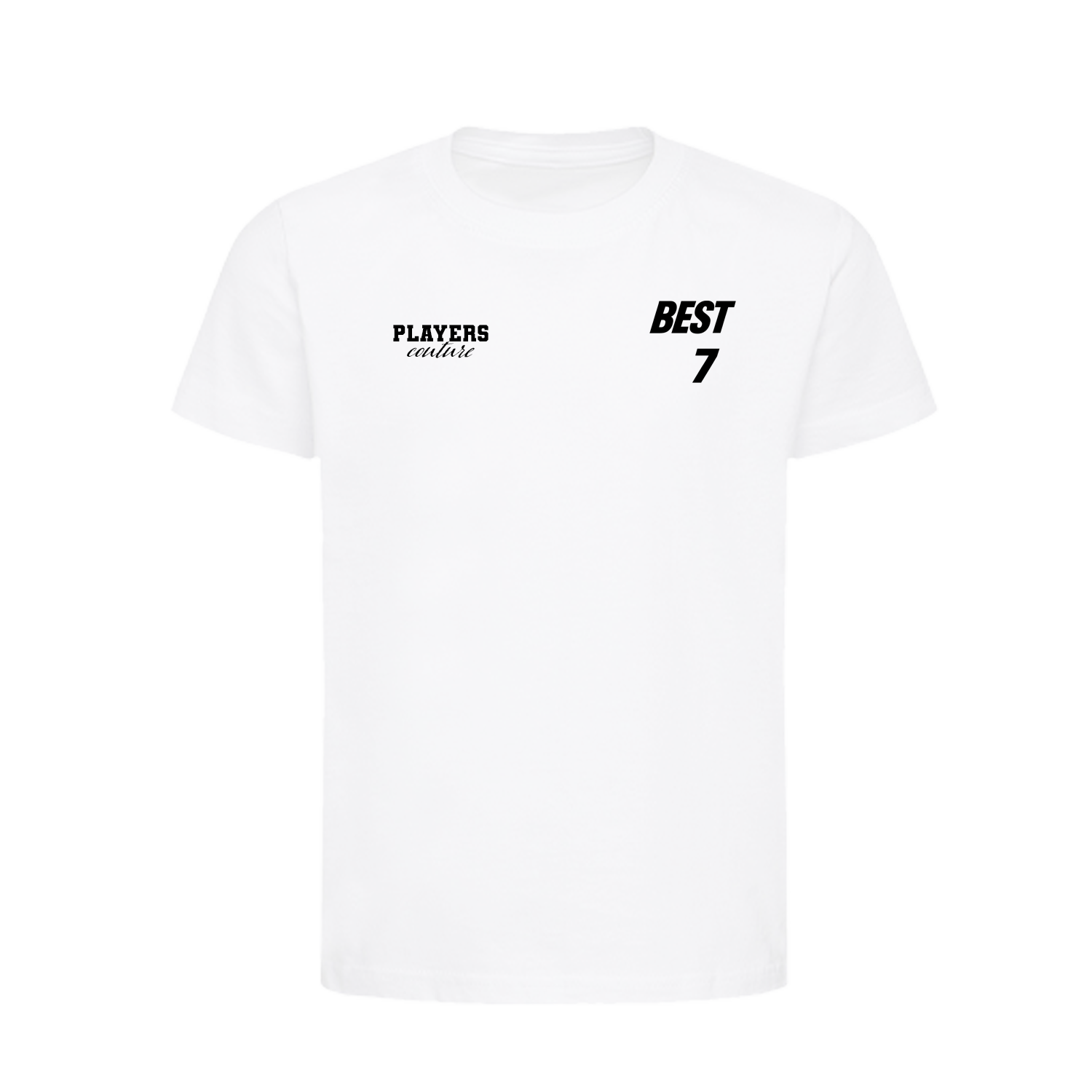 George Best Logo Players Couture Kids T-Shirt White