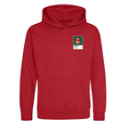 George Best Manchester United Icon Frame Kids Hoodie — Red