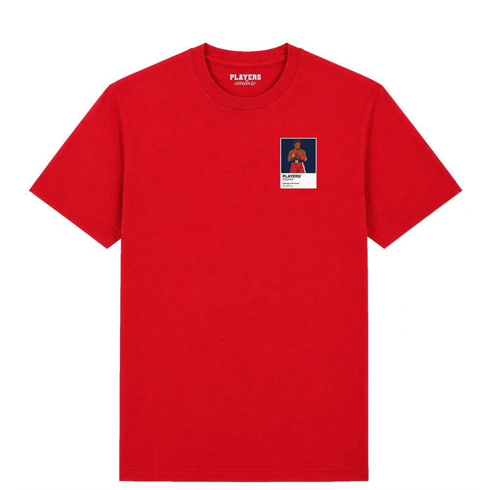 George Foreman Boxing Icon Frame Men's T-Shirt - Red