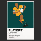 George Gregan Rugby Union Icon Frame Men's T-Shirt – image 9