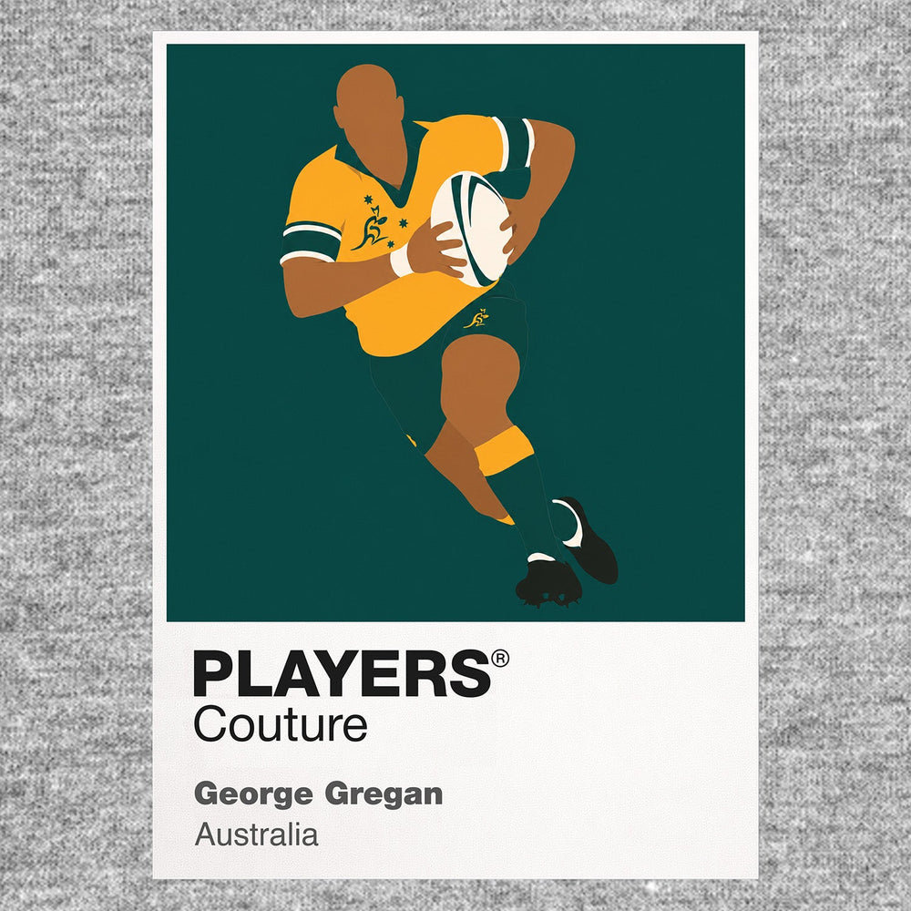 George Gregan Rugby Union Icon Frame Men's Hoodie – image 6