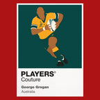 George Gregan Rugby Union Icon Frame Men's T-Shirt – image 10