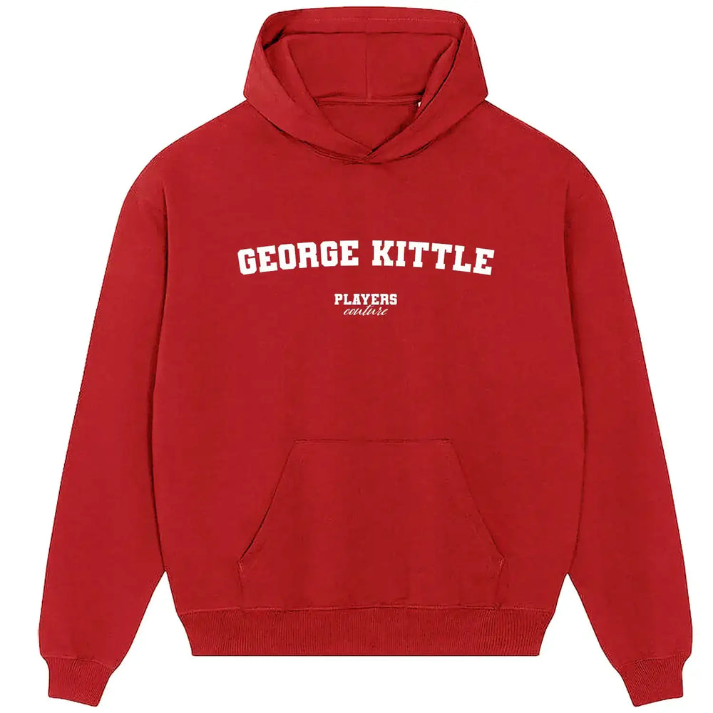 George Kittle Players Couture Men's Casual Hoodie - Red / S | American Football, Hoodies, Men's, Name Collection, San Francisco 49ers