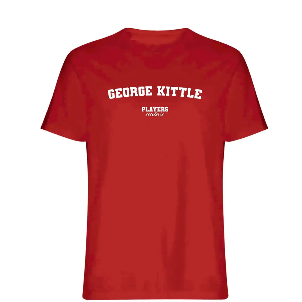 George Kittle Players Couture Men's T-Shirt - Red / S | American Football, Men's, Name Collection, San Francisco 49ers, T-Shirts