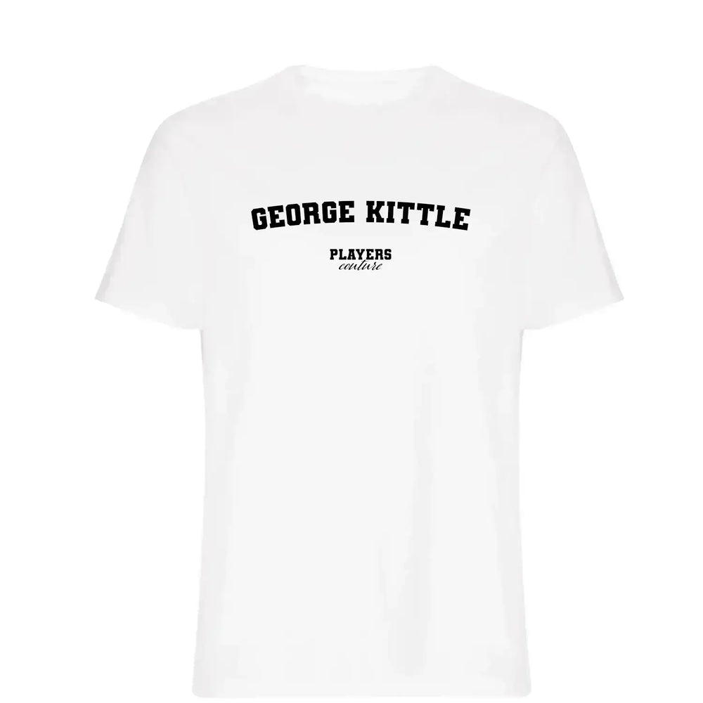 George Kittle Players Couture Men's T-Shirt - White / S | American Football, Men's, Name Collection, San Francisco 49ers, T-Shirts