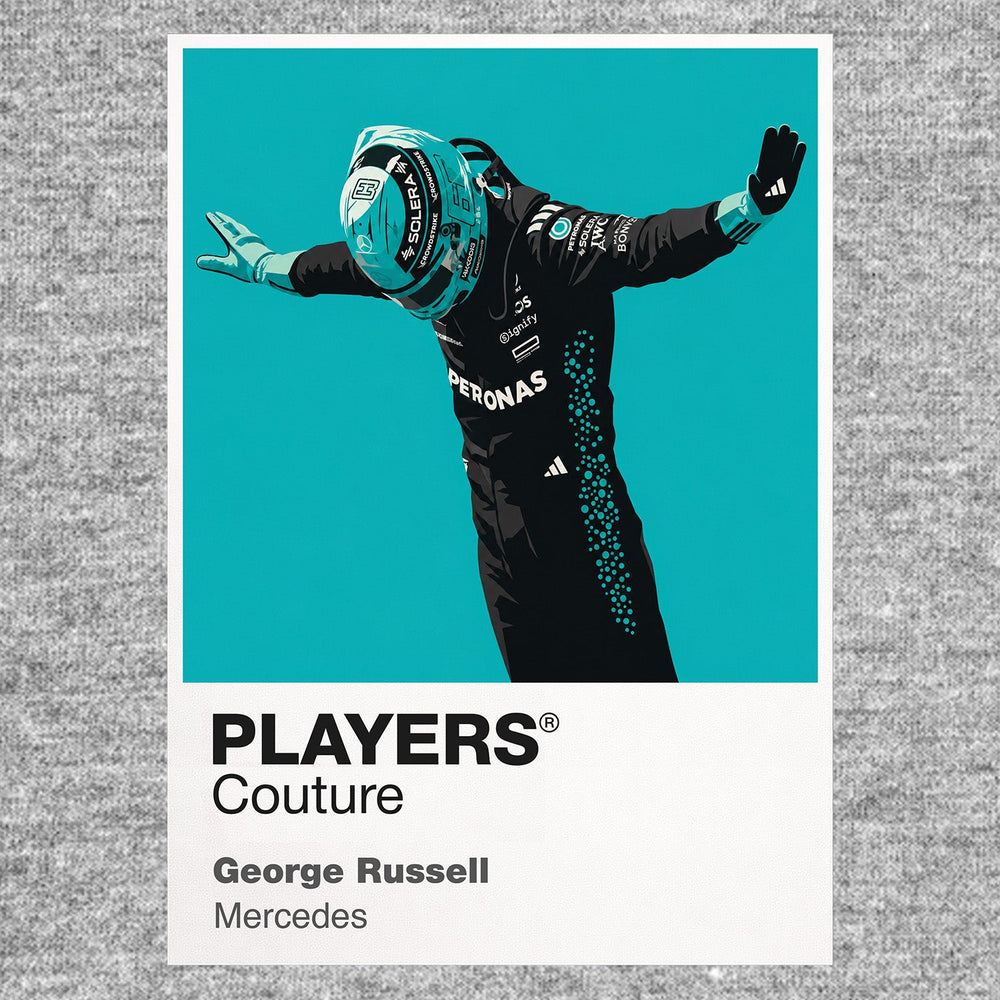George Russell Mercedes Formula 1 T-shirt – grey view