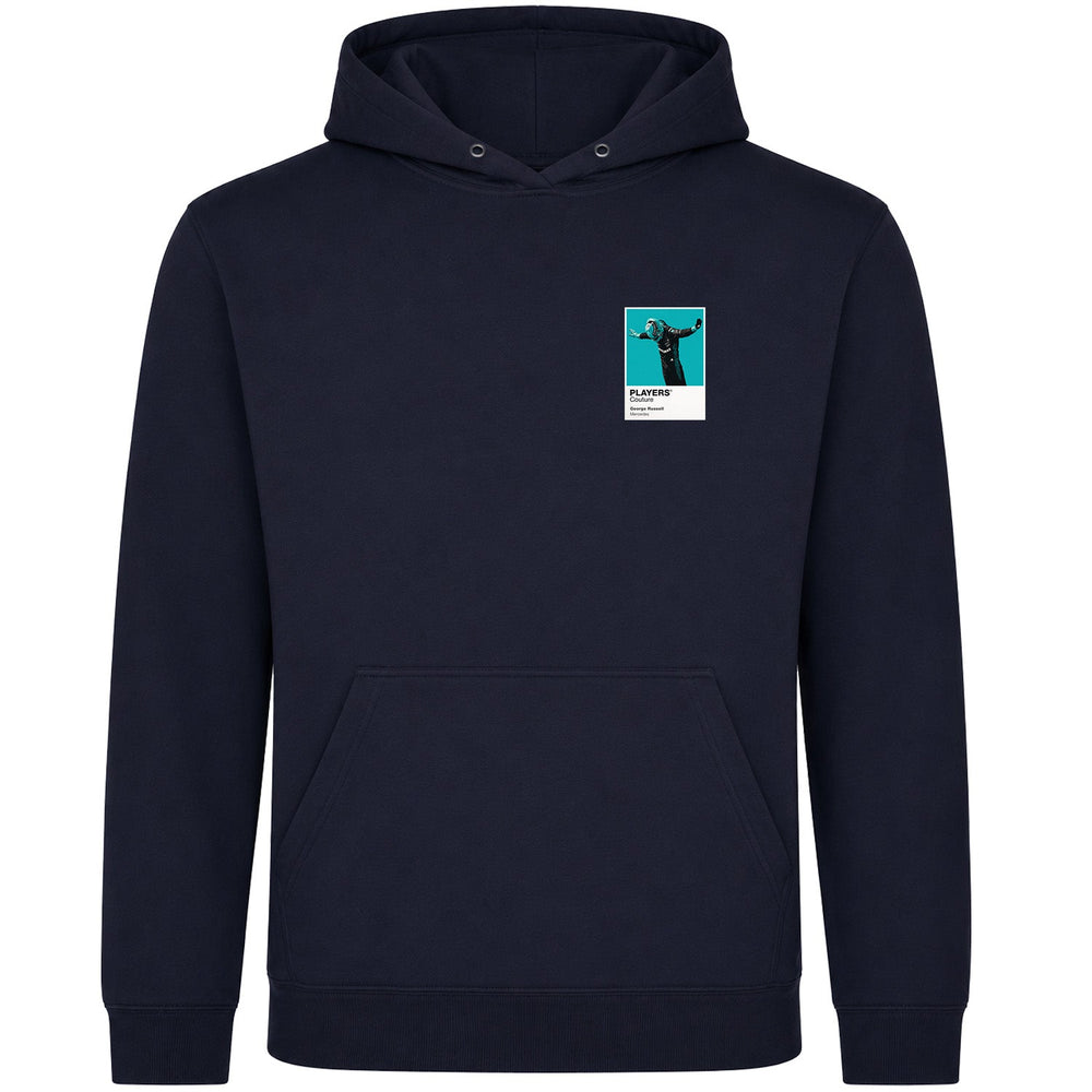 George Russell Mercedes Formula 1 hoodie – mens navy hoodie view