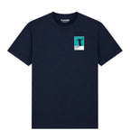 George Russell Mercedes Formula 1 T-shirt – mens navy tshirt view