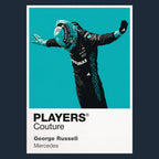 George Russell Mercedes Formula 1 hoodie – navy view