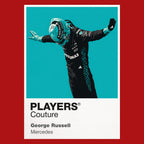 George Russell Mercedes Formula 1 T-shirt – red view