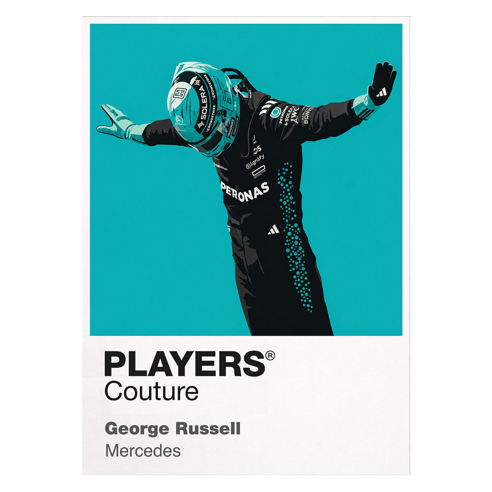 George Russell Mercedes Formula 1 T-shirt – white view