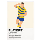 George Williams Warrington Wolves rugby league hoodie white