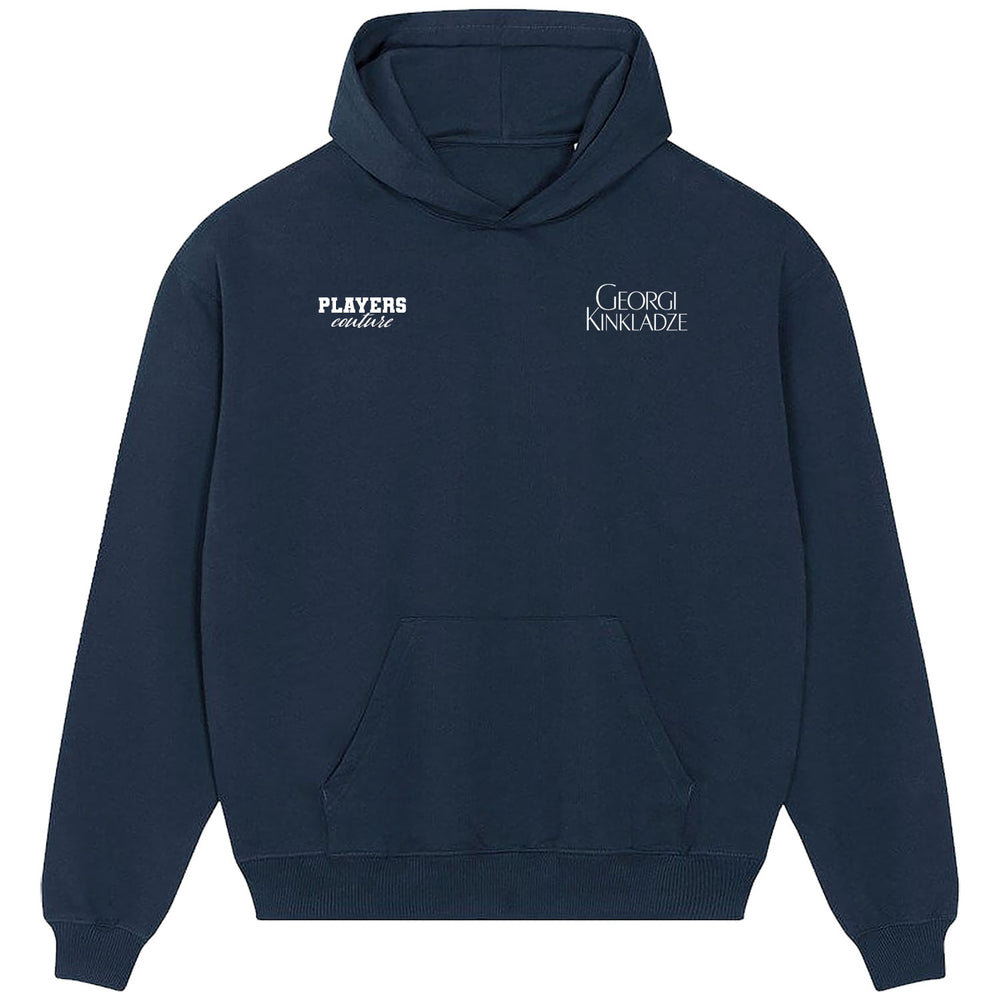 Georgi Kinkladze Logo Players Couture Men's Casual Hoodie Navy