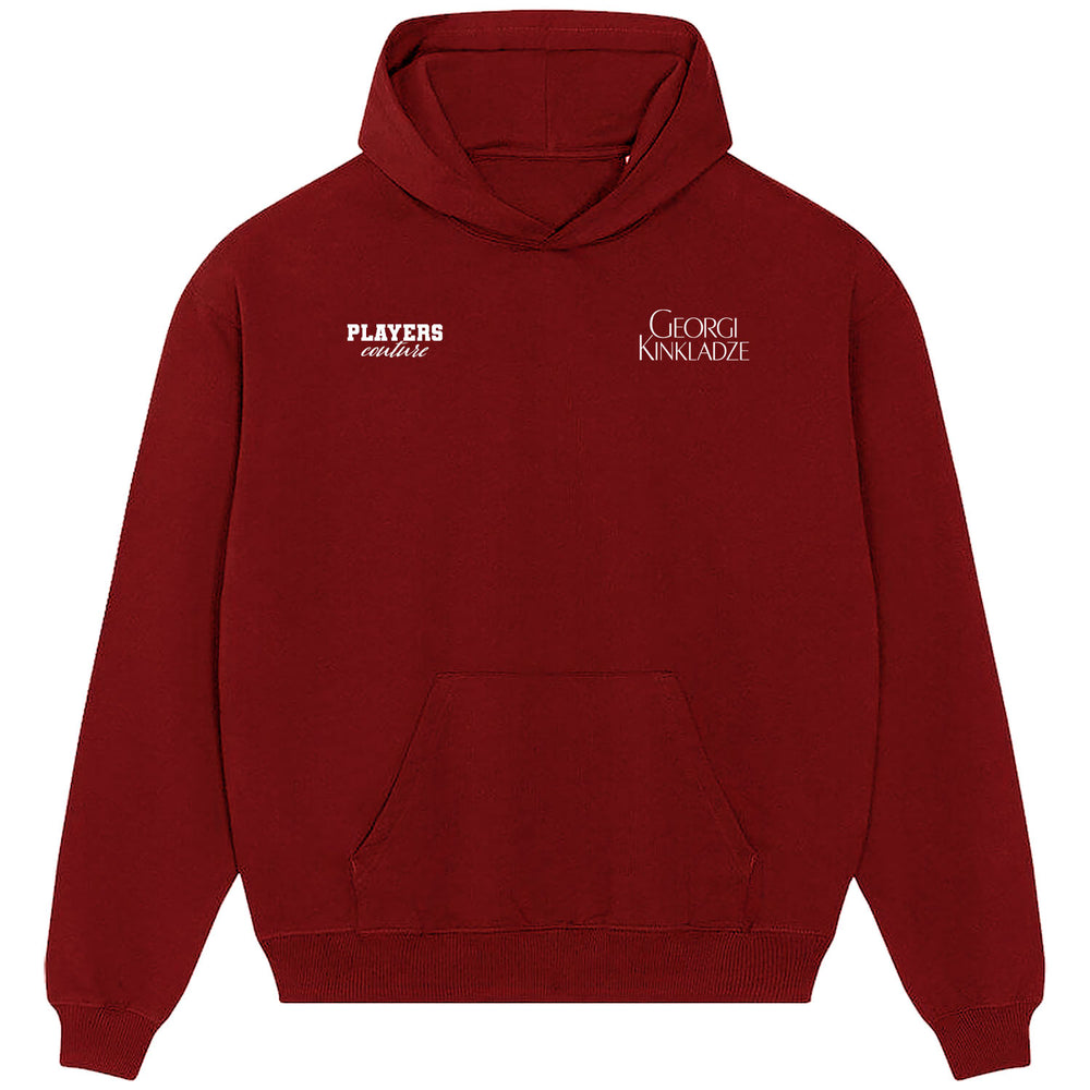 Georgi Kinkladze Logo Players Couture Men's Casual Hoodie Red