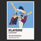 Georgi Kinkladze Manchester City Icon Frame — Black