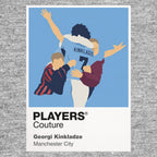 Georgi Kinkladze Manchester City Icon Frame — Gray