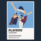 Georgi Kinkladze Manchester City Icon Frame — Navy