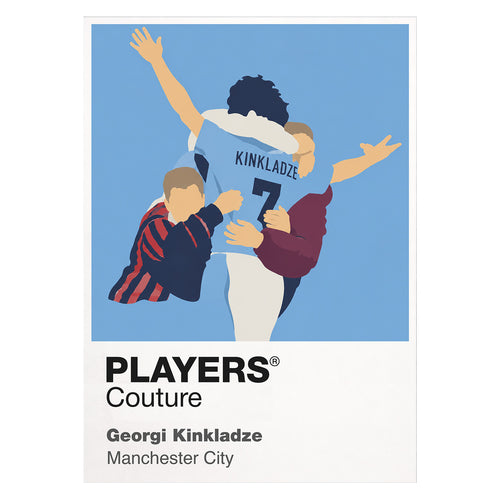 Georgi Kinkladze Manchester City Icon Frame — White