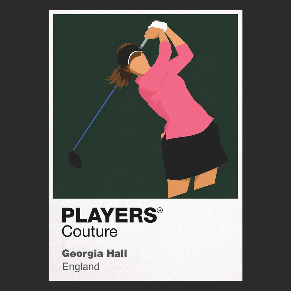Georgia Hall Golf Icon Frame Men's Polo Shirt