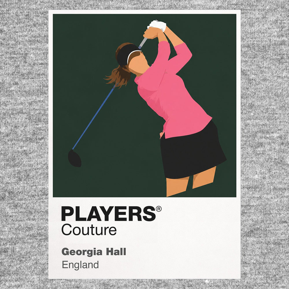Georgia Hall Golf Icon Frame Men's Polo Shirt