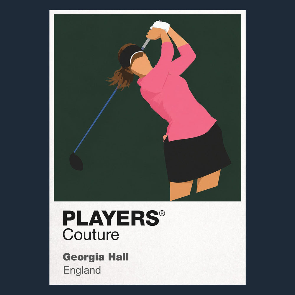 Georgia Hall Golf Icon Frame Men's Polo Shirt