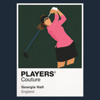 Georgia Hall Golf Icon Frame Men's Polo Shirt