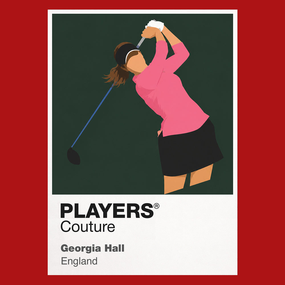 Georgia Hall Golf Icon Frame Men's Hoodie