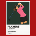 Georgia Hall Golf Icon Frame Men's Hoodie