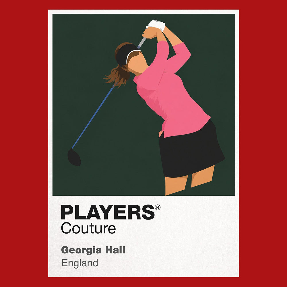 Georgia Hall Golf Icon Frame Men's Polo Shirt