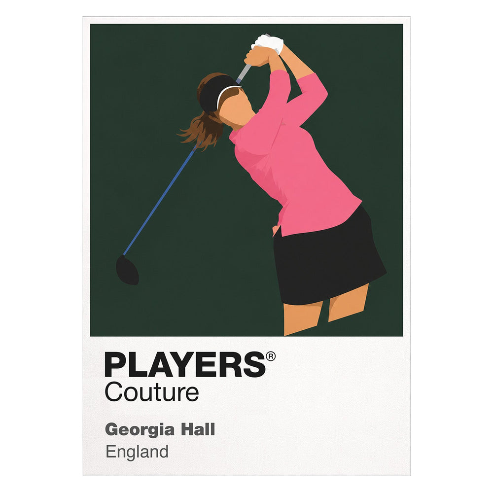 Georgia Hall Golf Icon Frame Men's Polo Shirt
